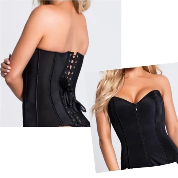 Seven Til Midnight Stretch Zip Front Corset S - Picture 2 of 10